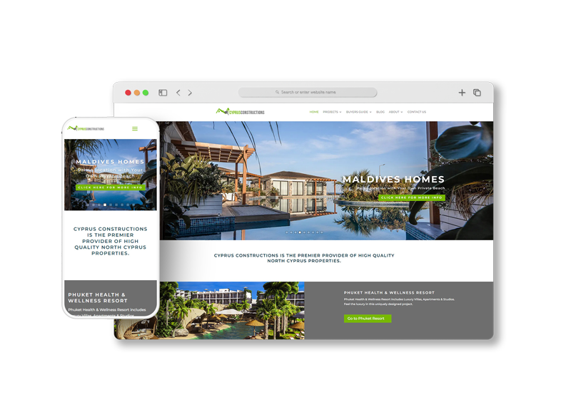 cyprus constructions website design and development by webtechaccess