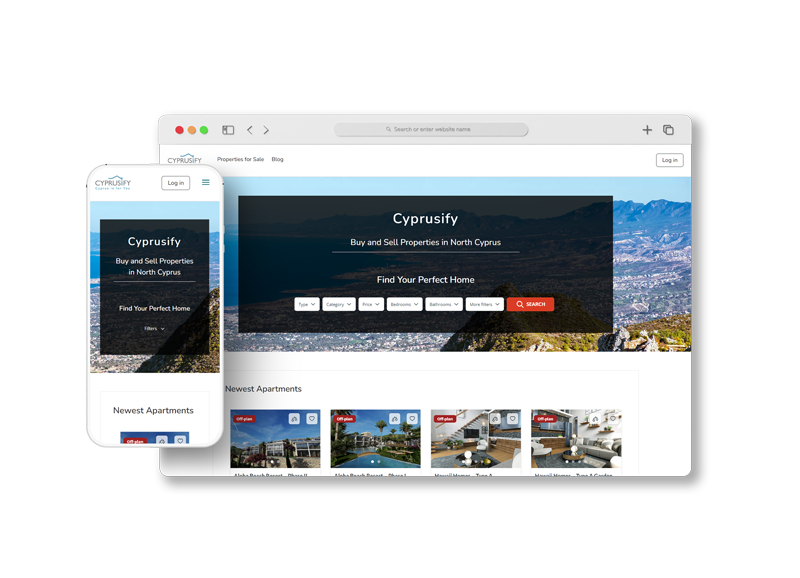 cyprusify website design and development by webtechaccess