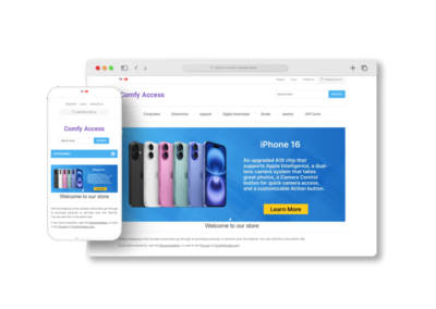 Comfy Access Website